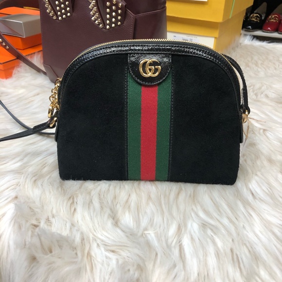 Gucci suede cross bag - Picture 5 of 14